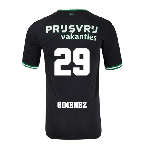 Moški Nogometni dresi Feyenoord Santiago Gimenez #29 Gostujoči 2024-25 Kratek Rokav